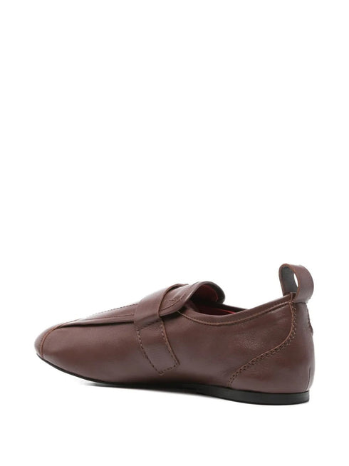 PLAN C BUCKLE STRAP SNEAKERS